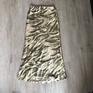 NWT See You Monday Satin Midi Abstract Print- Size Medium